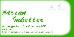 adrian inkeller business card